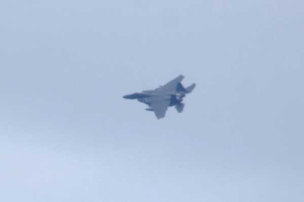 18 August 2022 - 14:07:47
Then a third.
--------------------
USAF F-15 jet over Dartmouth. 3 of 5
